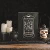 Black Flame Candle Label Stencil - Bring Your Haunted Visions to Life, Horror Stencil, Mylar Stencils, Halloween Sign view 3