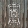 Black Flame Candle Label Stencil - Bring Your Haunted Visions to Life, Horror Stencil, Mylar Stencils, Halloween Sign view 4