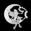 Halloween Ghost Pumpkin Witch on The Moon Metal Die Cuts, Cutting Dies for Card Making Clearance, Embossing Dies for Scrapbooking, DIY Album Paper Cards Decoration view 3