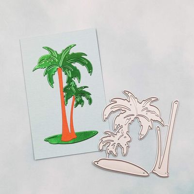 Coconut Tree Metal Die Cuts, Cutting Dies for Card Making Clearance, Embossing Dies for Scrapbooking, DIY Album Paper Cards Decoration