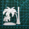 Coconut Tree Metal Die Cuts, Cutting Dies for Card Making Clearance, Embossing Dies for Scrapbooking, DIY Album Paper Cards Decoration view 3