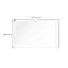 Auniwaig Acrylic Sheet A4 Clear Acrylic Plexi Glass Sheet 2mm Thick 297mm x 210mm for Picture Frames Sign Holders DIY Display view 2