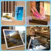 Auniwaig Acrylic Sheet A4 Clear Acrylic Plexi Glass Sheet 2mm Thick 297mm x 210mm for Picture Frames Sign Holders DIY Display view 3