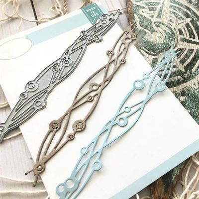 Wave Strip Metal Die Cuts, Cutting Dies for Card Making Clearance, Embossing Dies for Scrapbooking, DIY Album Paper Cards Decoration