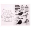 Bird Cage Seal Clear Stamps and Dies Set for DIY Card Making, Clear Rubber Stamps and Dies for Card Sets for Crafting, DIY Scrapbooking Card Making Tools view 1