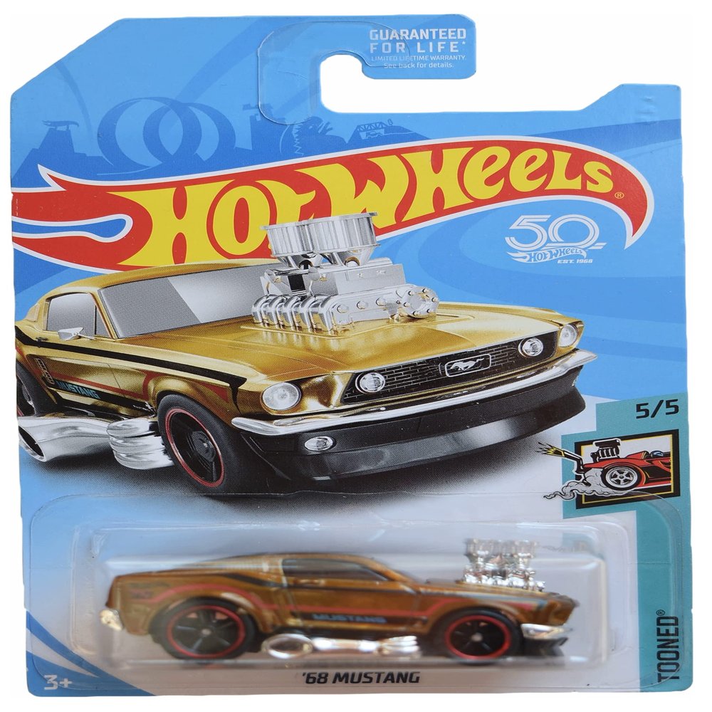 Hot Wheels '68 Mustang Die-Cast Car