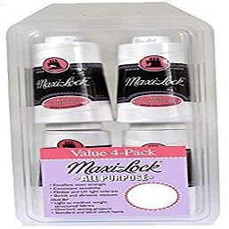 GGM-520 Maxi Lock All Purpose Value Pack Thread Spool, 4, White .3 Pack