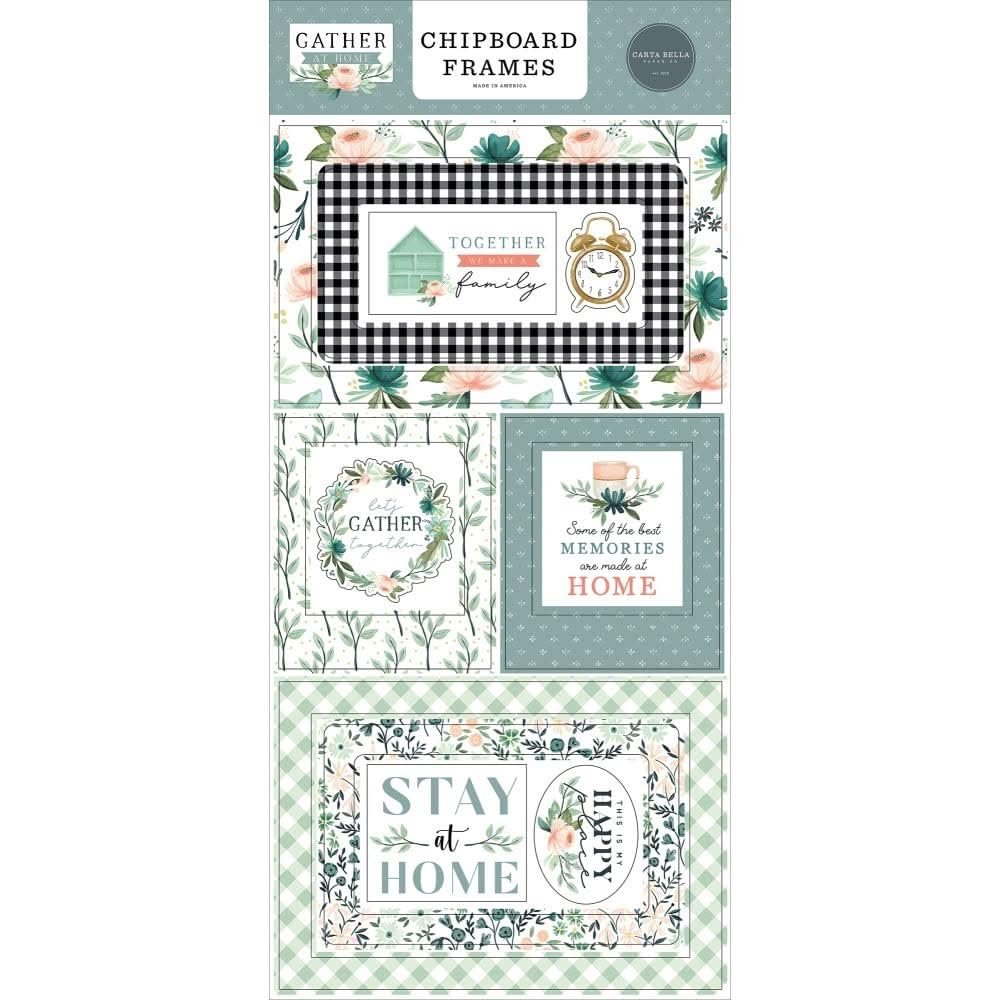 Carta Bella Paper Co. Gather at Home 6x13 Chipboard Frames