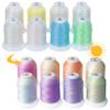 New brothread 8 Spools UV Color Changing Embroidery Machine Thread Kit 30WT 500M(550Y) Each Spool for Embroidery, Quilting, Sewing view 1