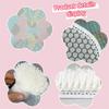 DL-YTG Latch Hook Kits Rug Bow Crochet Yarn Cushion Colour Pre-Printed Canvas Cover Rug Needlework DIY Hook and Latch Kit Home Decoration 52x38cm/20 X15inch view 3