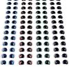 Adhesive Resin Eyes FNY 1001-72 Pairs - XSmall/PP W/H 7mmx5mm (0.27"x0.20") - for use with Cold Porcelain Air Dry Clay, Polymer Clay, EVA, Felt, Fabric, Plaster, Paper, Ceramic and More view 1
