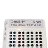 Adhesive Resin Eyes FNY 1001-72 Pairs - XSmall/PP W/H 7mmx5mm (0.27"x0.20") - for use with Cold Porcelain Air Dry Clay, Polymer Clay, EVA, Felt, Fabric, Plaster, Paper, Ceramic and More view 3