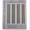 Adhesive Resin Eyes FNY 1002 - Micro - 80 Pairs - W/H: 5.7mm x 4.7mm (0.22" x 0.18") - for use with Cold Porcelain Air Dry Clay, Polymer Clay, EVA, Felt, Fabric, Plaster, Paper, Ceramic and More view 2