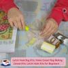 DL-YTG Latch Hook Kits Rug Coffee Crochet Yarn Cushion Colour Pre-Printed Canvas Cover Rug Needlework DIY Hook and Latch Kit Christmas Home Decoration 52x38cm/20 X15inch view 4