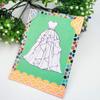 Heart Wedding Dress Metal Die Cuts, Cutting Dies for Card Making Clearance, Embossing Dies for Scrapbooking, DIY Album Paper Cards Decoration view 3