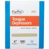 ForPro Professional Collection Senior Tongue Depressors, Large Wax Applicators, Wood Craft Sticks, 6 Senior Sized, Non-Sterile, 500-Count (Pack of 3) view 2