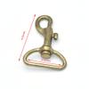 25mm Bronze Lobster Swivel Clasp with D Rings Swivel Clasp Lobster Clasp Push Gate Snap Swivel Hook Keychain Purse Handbag Hook 1.8'' 6 PCS view 2