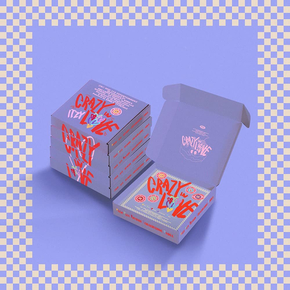 Pledis ITZY - CRAZY IN LOVE (Vol.1) Album+Extra Photocards Set (YUNA ver.)