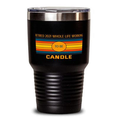 Candle-making Hobbie Tumbler 30oz, black