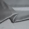 100cm*148cm White Black Plain Satin Material for Clothing Package Lining Gift DIY Scarf Silky Charmeuse Fabric (#124 Bright Silver, 10 Meter) view 2