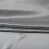 100cm*148cm White Black Plain Satin Material for Clothing Package Lining Gift DIY Scarf Silky Charmeuse Fabric (#124 Bright Silver, 10 Meter) view 3