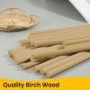 14" x 1/4" Wooden Dowels - Pack of 60ct view 4