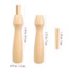 Wakauto 10Pcs Poking Felting Needle Pen Wooden Punch Handles,Cross Stitch Felting Needle Handles Wool Felting Supplies Embroidery Needle Handles Replacement view 2
