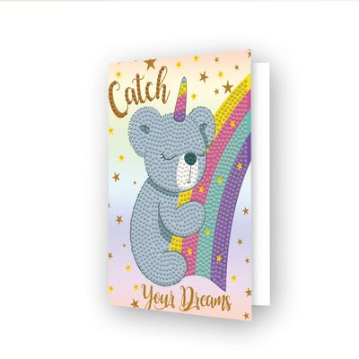 DIAMOND DOTZ Catch Your Dreams Card Diamond Painting Kits for Adults - Diamond Art Kits a Relaxing Creative Craft Kit with Dotz Gems
