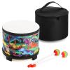 Tosnail 8 Inch Percussion Drum with Storage Bag and Mallets, Musical Instrument for Christmas Birthday Gift - Jungle view 1