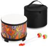 Tosnail 8 Inch Percussion Drum with Storage Bag and Mallets, Musical Instrument for Christmas Birthday Gift - Face Pattern view 1