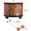 Tosnail 8 Inch Percussion Drum with Storage Bag and Mallets, Musical Instrument for Christmas Birthday Gift - Face Pattern view 2