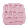 Cute Hair #3 Silicone Mold MA 758 view 3