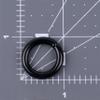 Country Brook Design - 50-5/8 Inch Black Powder Coated Welded Heavy O-Rings view 3