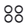 Country Brook Design - 50-5/8 Inch Black Powder Coated Welded Heavy O-Rings view 4