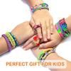 6000-Pack Rubber Loom Bands Making Kit,50PCS S-Clips10-Hooks,Colorful Rubber Bands Refill Kits for Weaving DIY Crafting Gift (Coffe) view 3