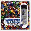 Hydrographic Film Color Fusion Sticker Bomb Activator Combo 6oz dip wizard Hydro dip Dipping view 1