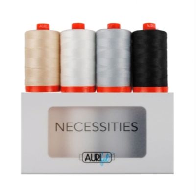 Aurifil AC50NC4 Necessities Thread Collection Set of 4 spools