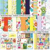 Inkdotpot Summer Fruit Theme Collection Double-Sided Scrapbook Paper Kit Cardstock 12"x12" Card Making Paper Pack with Sticker Sheet - 16 Pages - Multicolor view 2