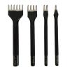 citian Mirror Polished White Steel 5mm 1/2/4/6 Claws DIY Diamond lace Stitching Chisel Set Leather Craft kit Inner Teeth polishing is Smoother and Labor-Saving view 1