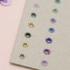 Craftelier - Pack of 40 Wide Eyelets Ideal for Card Making, Scrapbooking and Crafting | Suitable for Various Materials | Size Approx. Inside Diameter 5 mm and Outside Diameter 13 mm - Baby Pink Colour view 3