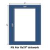 Bottle Blue Acid Free 16x20 Picture Frame Mats with White Core Bevel Cut for 11x17 Pictures - Fits 16x20 Frame - Pack of 25 Mats view 2
