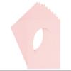 CountryArtHouse Soft Pink Acid Free 7x7 Circle Picture Frame Mat with White Core Bevel Cut for 5x5 Pictures - Fits 7x7 Frame view 1