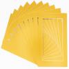 Metallic Gold Acid Free 12x16 Picture Frame Mats with White Core Bevel Cut for 8x12 Pictures - Fits 12x16 Frame - Pack of 100 Mats view 1
