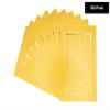 Metallic Gold Acid Free 12x16 Picture Frame Mats with White Core Bevel Cut for 8x12 Pictures - Fits 12x16 Frame - Pack of 100 Mats view 2