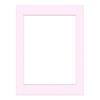 CountryArtHouse Soft Pink Acid Free 12x16 Picture Frame Mats with White Core Bevel Cut for 8x12 Pictures - Fits 12x16 Frame - One Mat - with Bag & Backing view 3