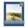 CountryArtHouse Bottle Blue Acid Free 20x24 Picture Frame Mats with White Core Bevel Cut for 16x20 Pictures - Fits 20x24 Frame - One Mat - With Bag & Backing view 1