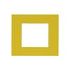 CountryArtHouse Vibrant Yellow Acid Free 7x7 Square Picture Frame Mat with White Core Bevel Cut for 5x5 Pictures - Fits 7x7 Frame view 1