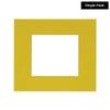 CountryArtHouse Vibrant Yellow Acid Free 7x7 Square Picture Frame Mat with White Core Bevel Cut for 5x5 Pictures - Fits 7x7 Frame view 2