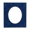CountryArtHouse Torrent Suede Acid Free 6x7.5 Oval Picture Frame Mat with White Core Bevel Cut for 3x5 Pictures - Fits 6x7.5 Frame view 1