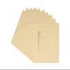 Tan Acid Free 16x16 Picture Frame Mats with White Core Bevel Cut for 12x12 Pictures - Fits 16x16 Frame - Pack of 25 Mats view 1